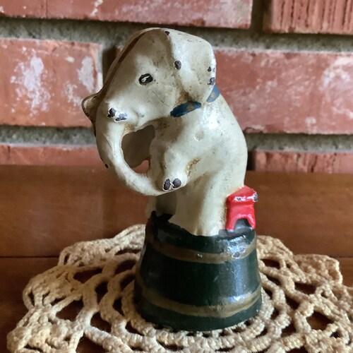 Antique Cast Iron Money Bank Etsy