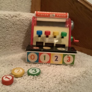 Fisher-Price Toys #972 Cash Register 1960-1972