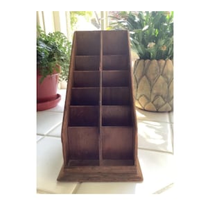 Vintage Pall Mall and Herbert Tareyton Wooden Counter Display for Cigarettes