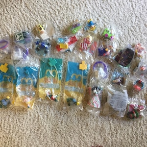 Unopened Happy Meal Toys from 1980’s