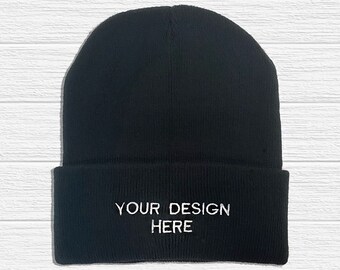 Personalized Design Your Text Here Custom Baby Beanie Hat