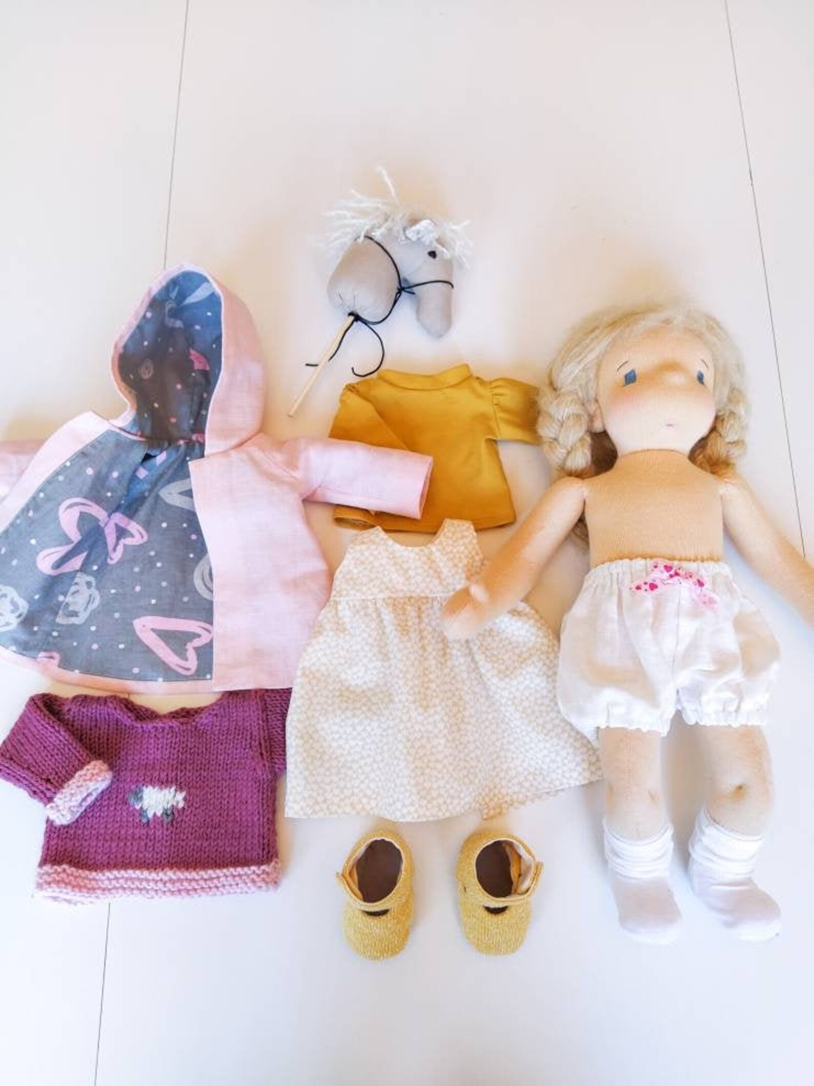 Montessori baby doll waldorf inspired doll natural fiber art Etsy