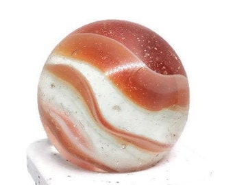 Old glass marble 5/8" - Game Marbles - Collectible Vintage Marble lot # 1423