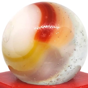 Translucent Sunset .61&quot; - Vintage Game Marble, Collectible Vintage Marble lot # 2124 see photos
