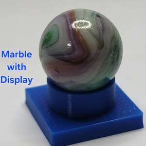 Glass Marble 3/4&quot; with Display - Game Marble lot 4625 has cold roll