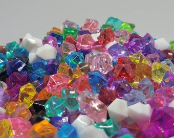 Gem game pieces board game accessories acrylic crystal pawn - pack of 10