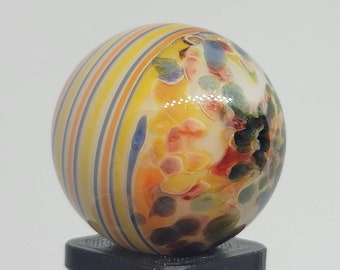 Scatter Swirl Marble 23mm Collectible Glass  Game Marble lot# 2929
