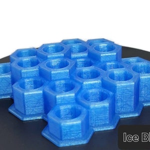 Choice of Color Multi Tier Marble Display Holds 20 marbles - 5/8" Marble Display Stands - Sphere Display