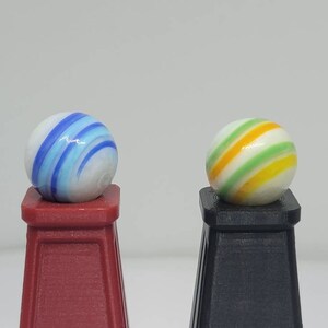 2 Collectible 5/8&quot; Glass Marbles Game Marble lot #3490