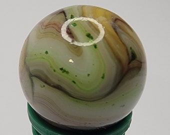 Glass Marble with Display - Game Marble lot 4977 see photos and description .72"
