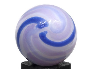 Purple Speckled Swirl Marble 1" 25mm Collectible Glass Collecting and Marbles Games lot# 2838