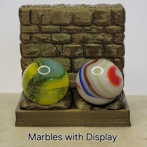 Glass Marbles with Display - Game Marble lot 5182