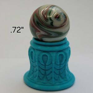 Glass Marble with Display - Game Marble lot 5023 has cold roll marks