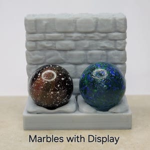 Glass Marbles with Display - Game Marble lot 5195