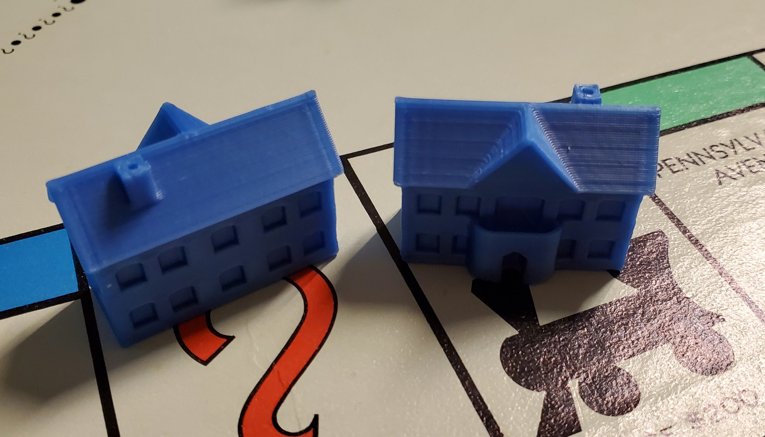 2 Replacement Monopoly Hotel Game Pieces Etsy