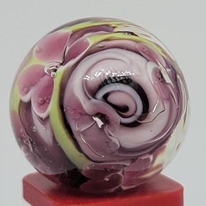 Sun Wave Collectible Glass Marble .86&quot; Game Marble lot #3368