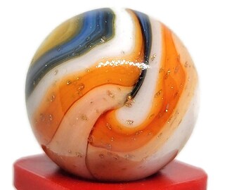 Collectible Glass Marble - .72 Glass Game Marble - lot #2351 see photos