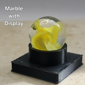 Glass Marble .6&quot; Collectible Glass  Game Marble lot# 4512