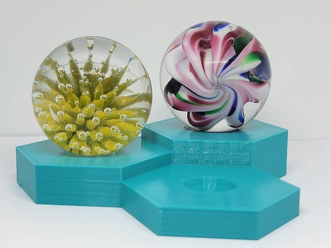 Jumbo Marble Display Tiered Marble Display Sphere Display for up to 2
