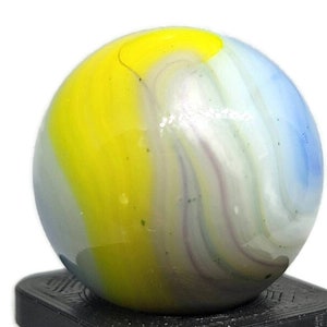 The Pilgrim Swirl Glass Marble 18mm Collectible Glass  Game Marble lot# 2887