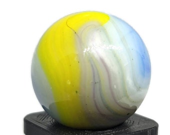The Pilgrim Swirl Glass Marble 18mm Collectible Glass  Game Marble lot# 2887