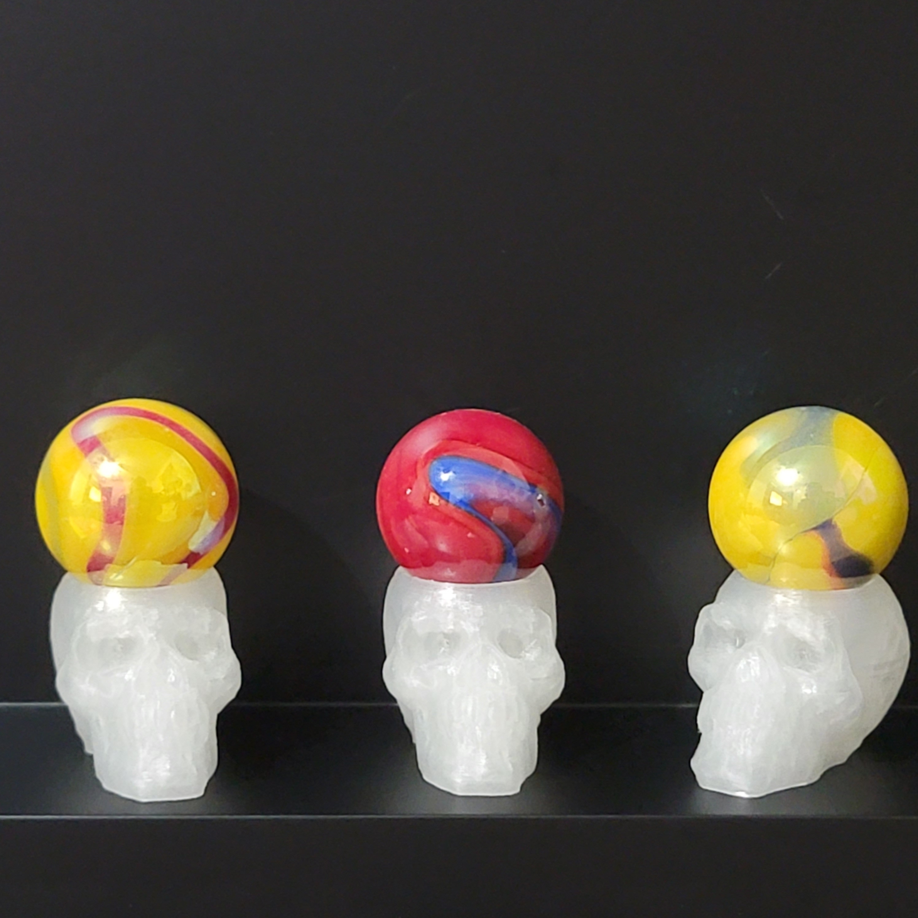 Marble Black Skull - Etsy