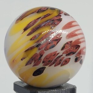 Squiggle Marble 25mm 1&quot; Collectible Glass  Game Marble lot# 2931