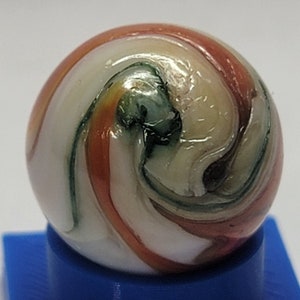 Glass Marble .72&quot; with Display - Game Marble lot 4626 has amazing cold roll