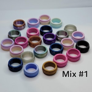 Pack of 25 Marble Display Rings Choice of Color Stands for Marbles -  Holders for 5/8" to 1"