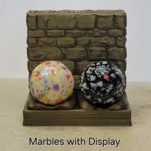 Glass Marbles with Display - Game Marble lot 5180