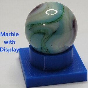 Glass Marble 3/4&quot; with Display - Game Marble lot 4621