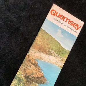 Oryginalna ulotka British Railways Southern Guide z 1969 r. – Guernsey