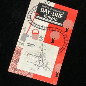 Oryginalna ulotka reklamowa British Railways North Eastern Region z 1963 r. Bilety dzienne na linię Northern Section