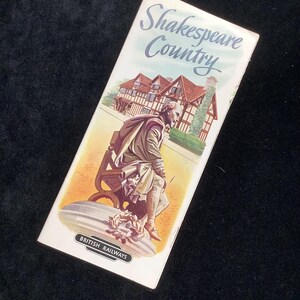 Ulotka reklamowa BR Railway z lat 50. XX wieku – Shakespeare Country