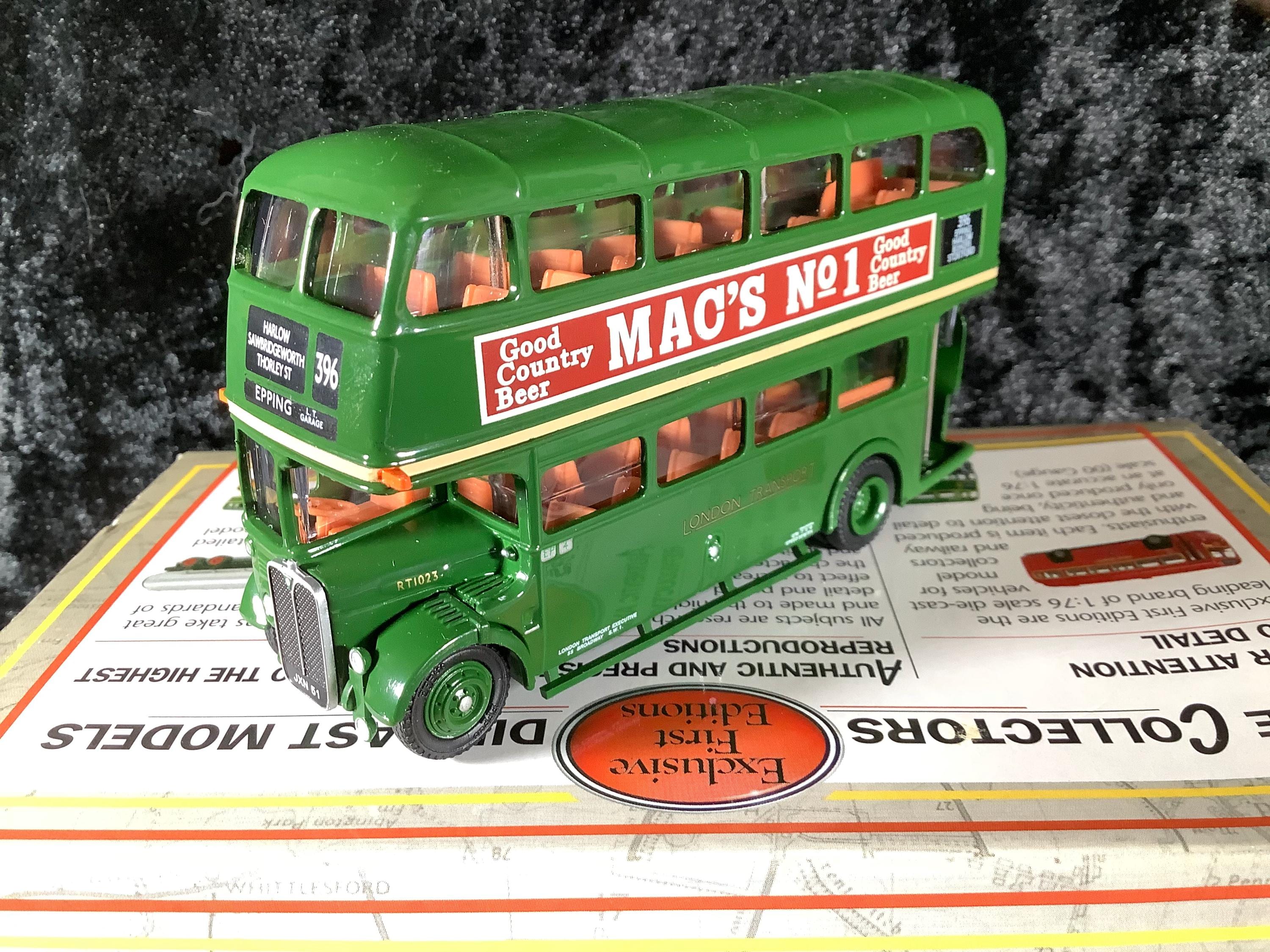 Modèle Réduit EFE 1/76 – Bus Daimler Utility Greenline – Diecast – Réf. 26402