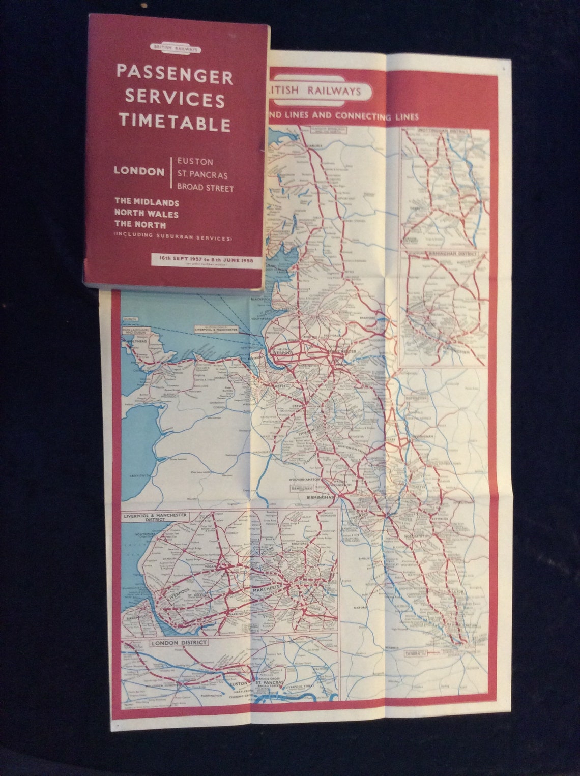 Original British Rail Railway Passenger Timetable London | Etsy