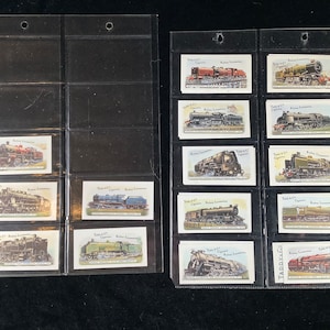 Taddy &Co Railway Locomotieven Sigarettenkaarten - Volledige Set van 25