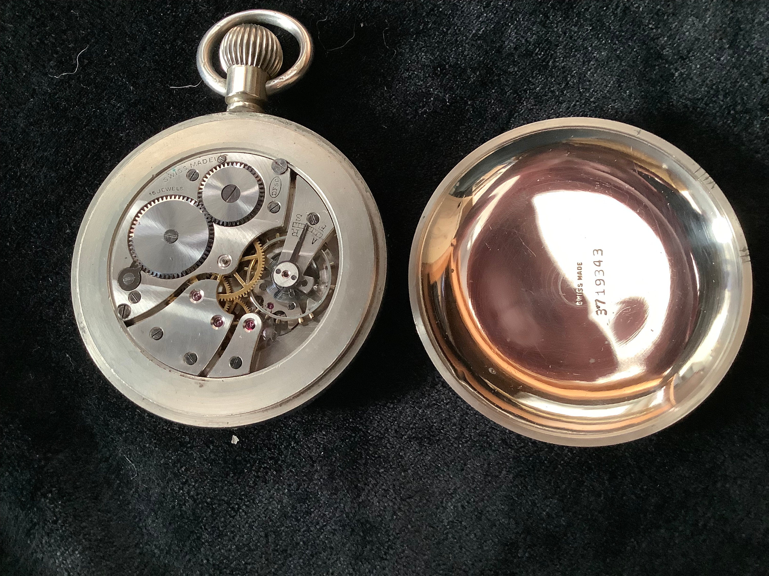 Montre De Poche Selex Années 1940 – LNER Railway Guards, Mécanique, Révisée