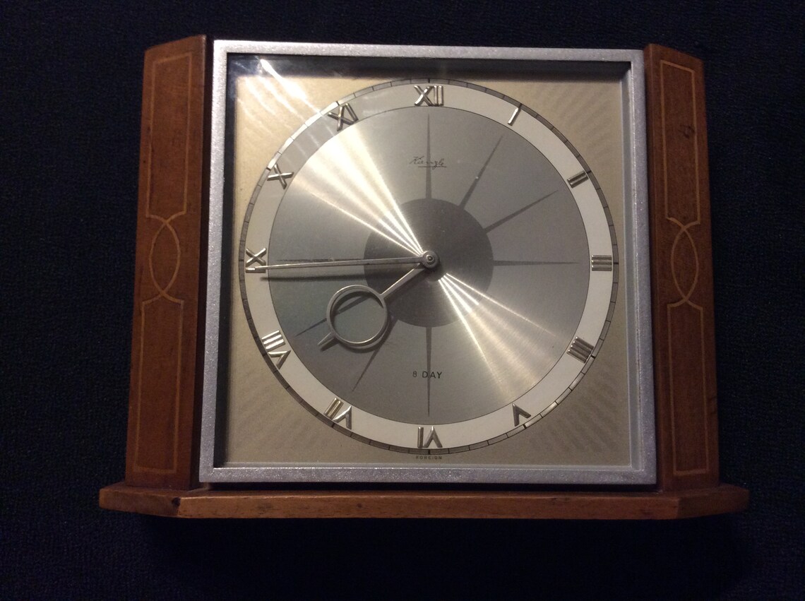 Original Vintage Kienzle Wind Up Mantel Clock Good working Etsy