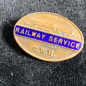 Originele GWR Great Western Railway War Service-badgeknop