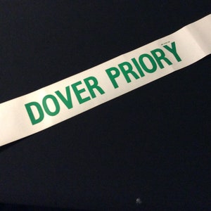 Original British Railways Carriage Window Destination Label - Dover Priory