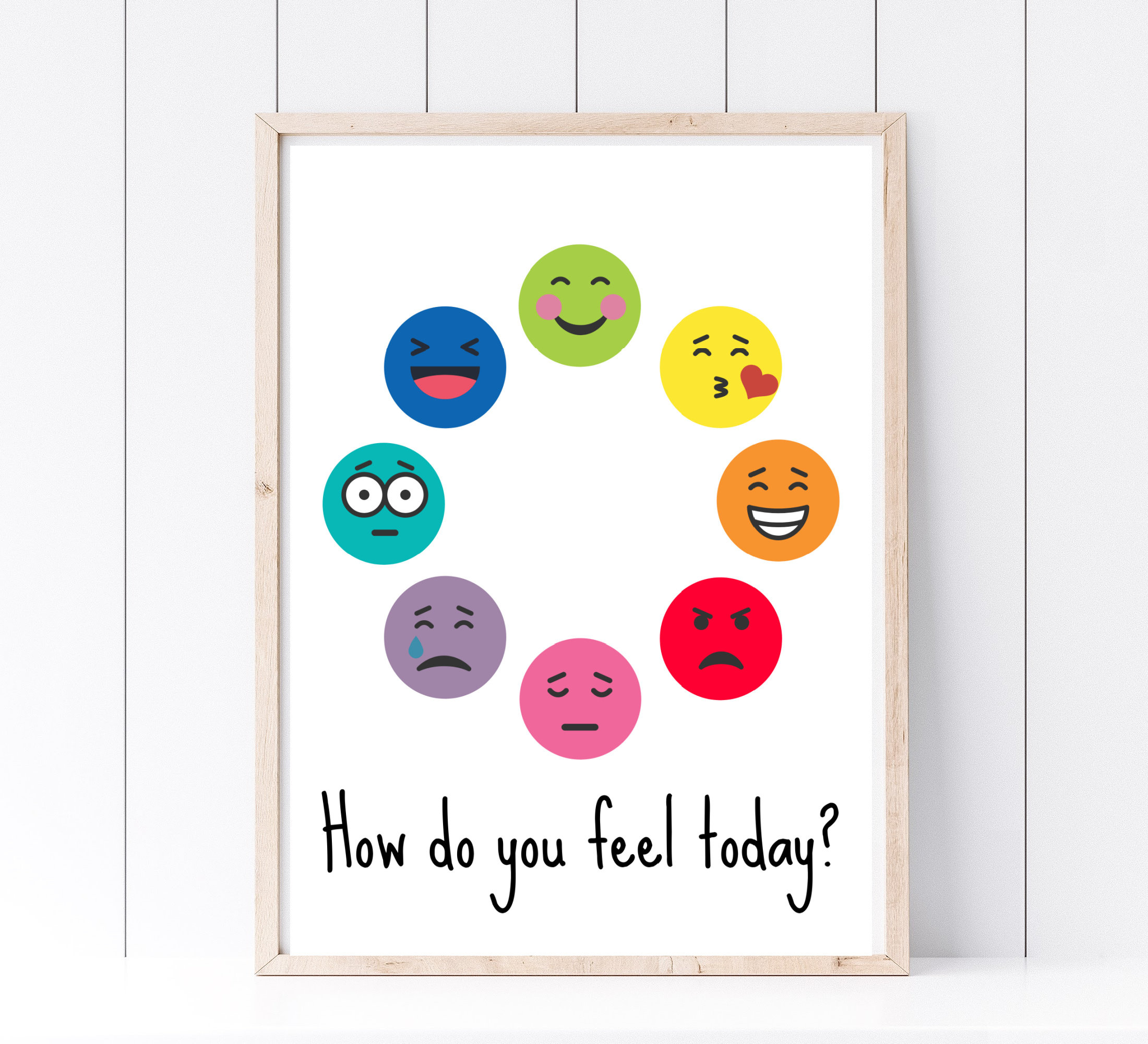 Printable feelings emotions chart Wheel Of Emotions Feelings | Etsy
