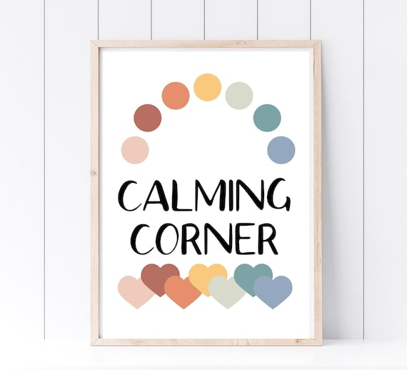 calming-corner-posters-calm-corner-sign-counselor-office-decor-etsy