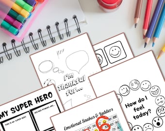 Play Therapy Kit, Counselling Resources, Therapy Activities For Kids, Play Therapy Printables, Feelings Chart For Kids, Emotions Wheel