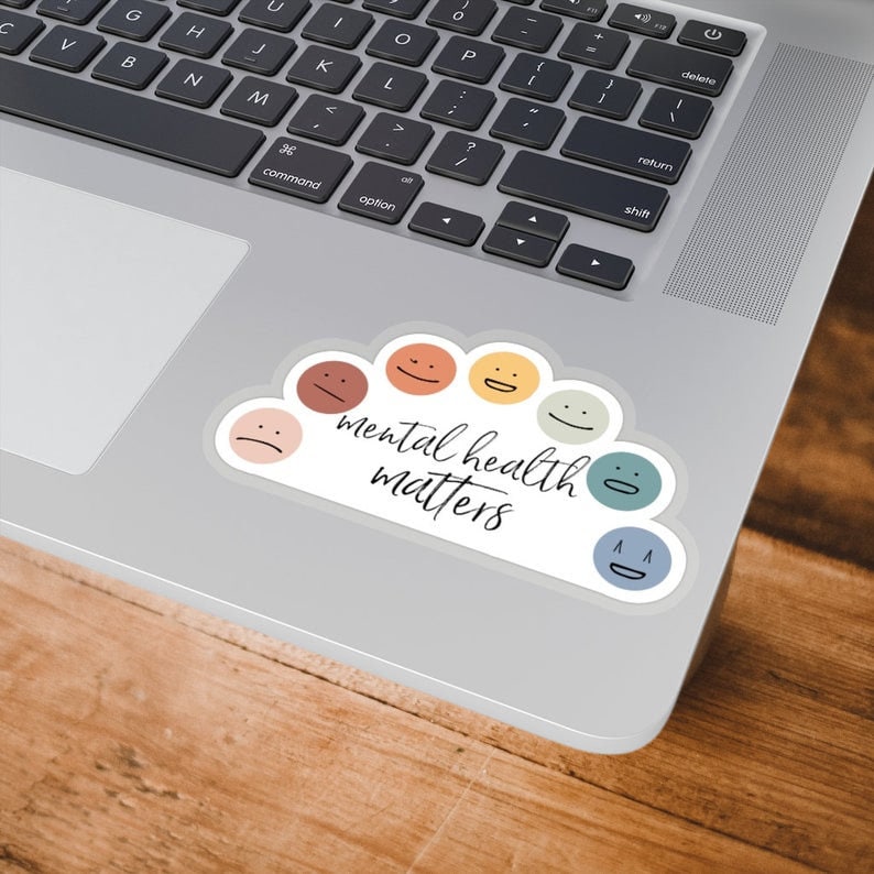 Mental Health Matters Sticker School Counselor Sticker Social Worker ...