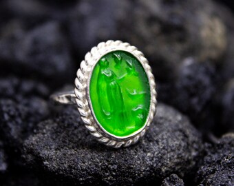 Aphrodite Intaglio Silver Ring | 925 Sterling Silver | Ancient  Signet Aphrodite / Venus Ring | Greek Goddess Intaglio Ring by Pellada