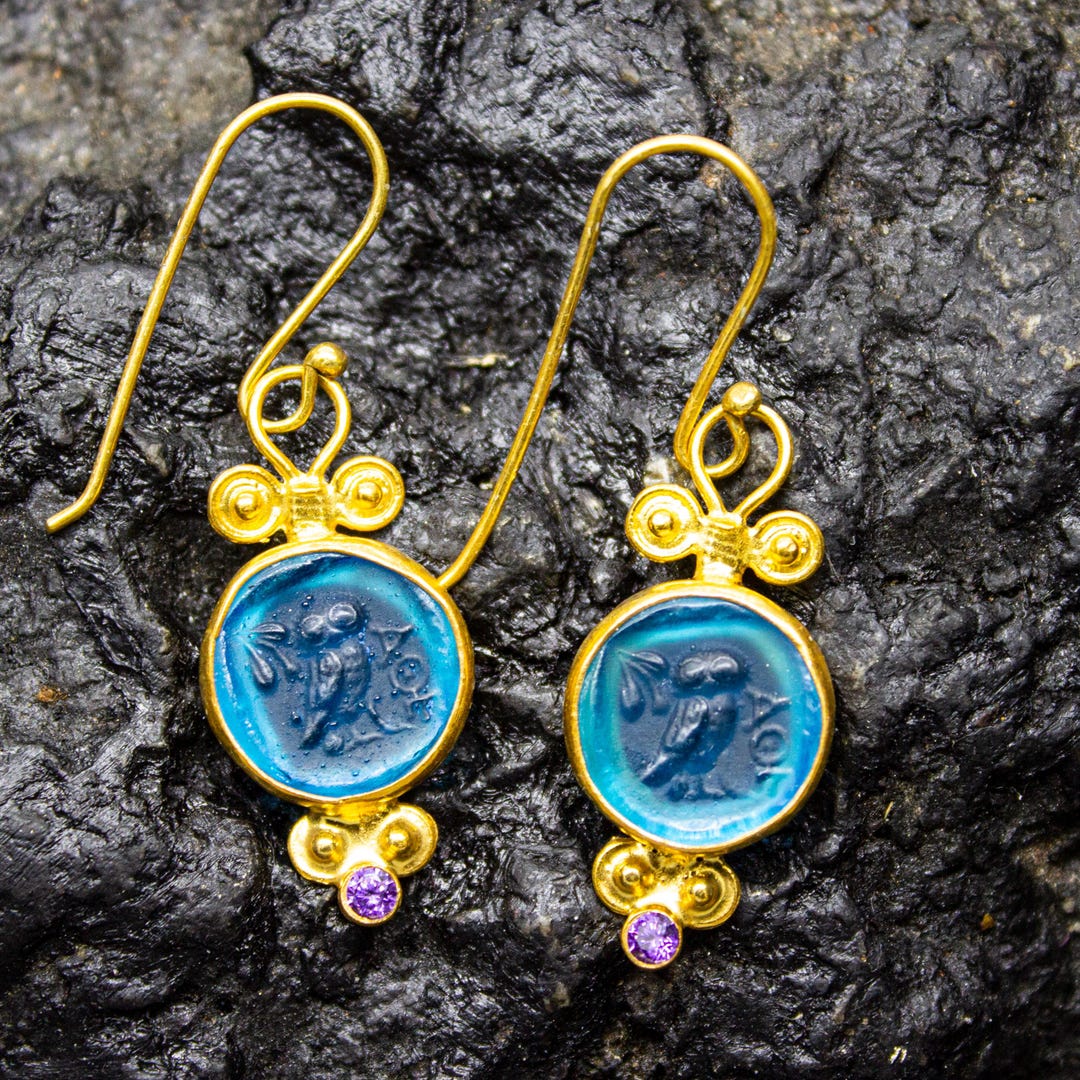 Athena Gold Earrings main image 1