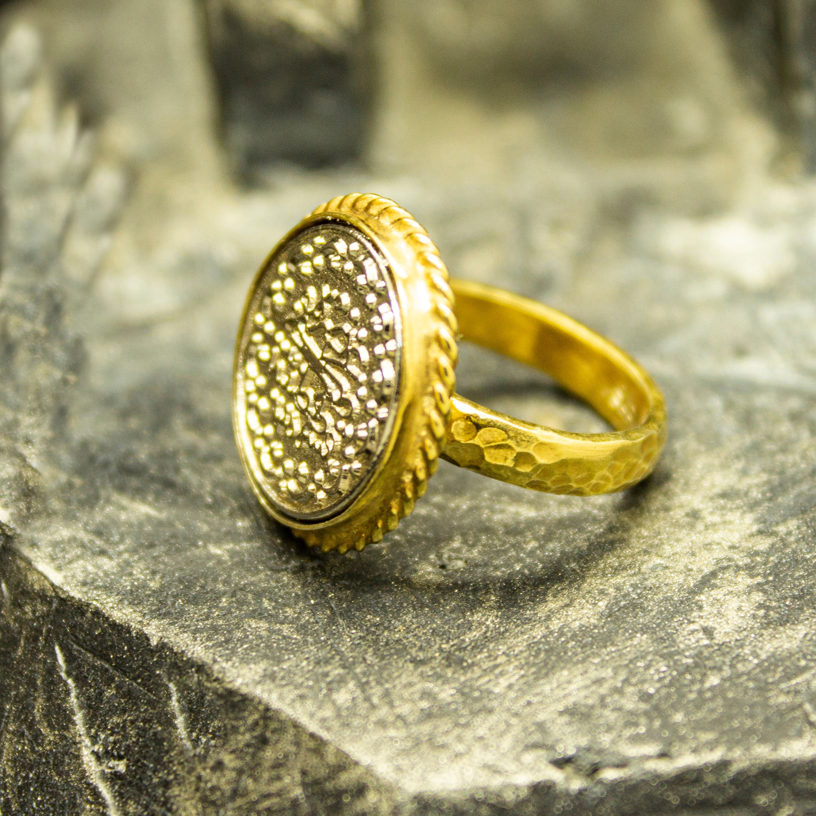 Anatolian Coin Ring | 24K Gold Plated 925 Sterling Silver | Ancient ...