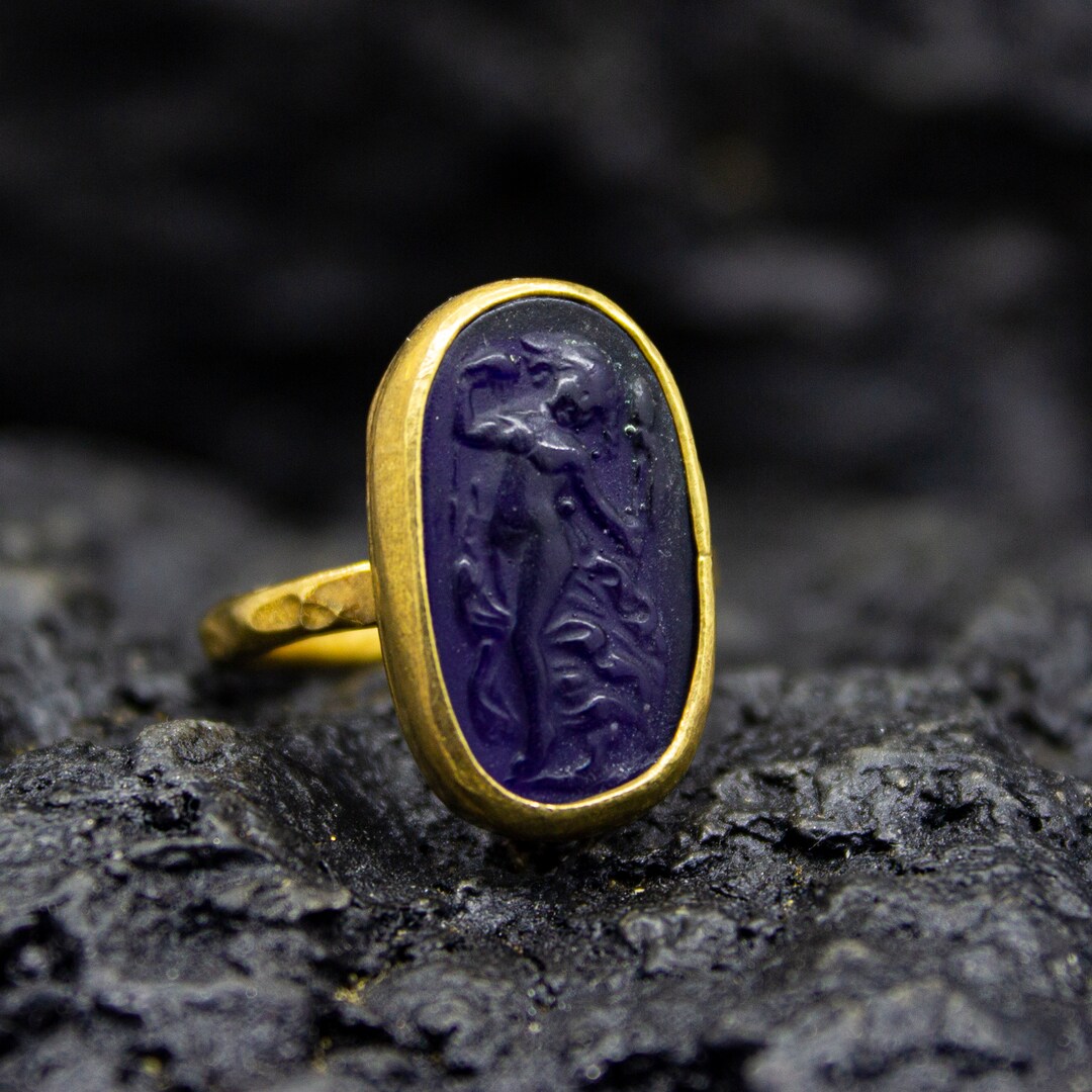 【vintage】Intaglio ring 21号 ヘマタイト ローマン騎士 il_1080xN.4155979275_5ziz.jpg