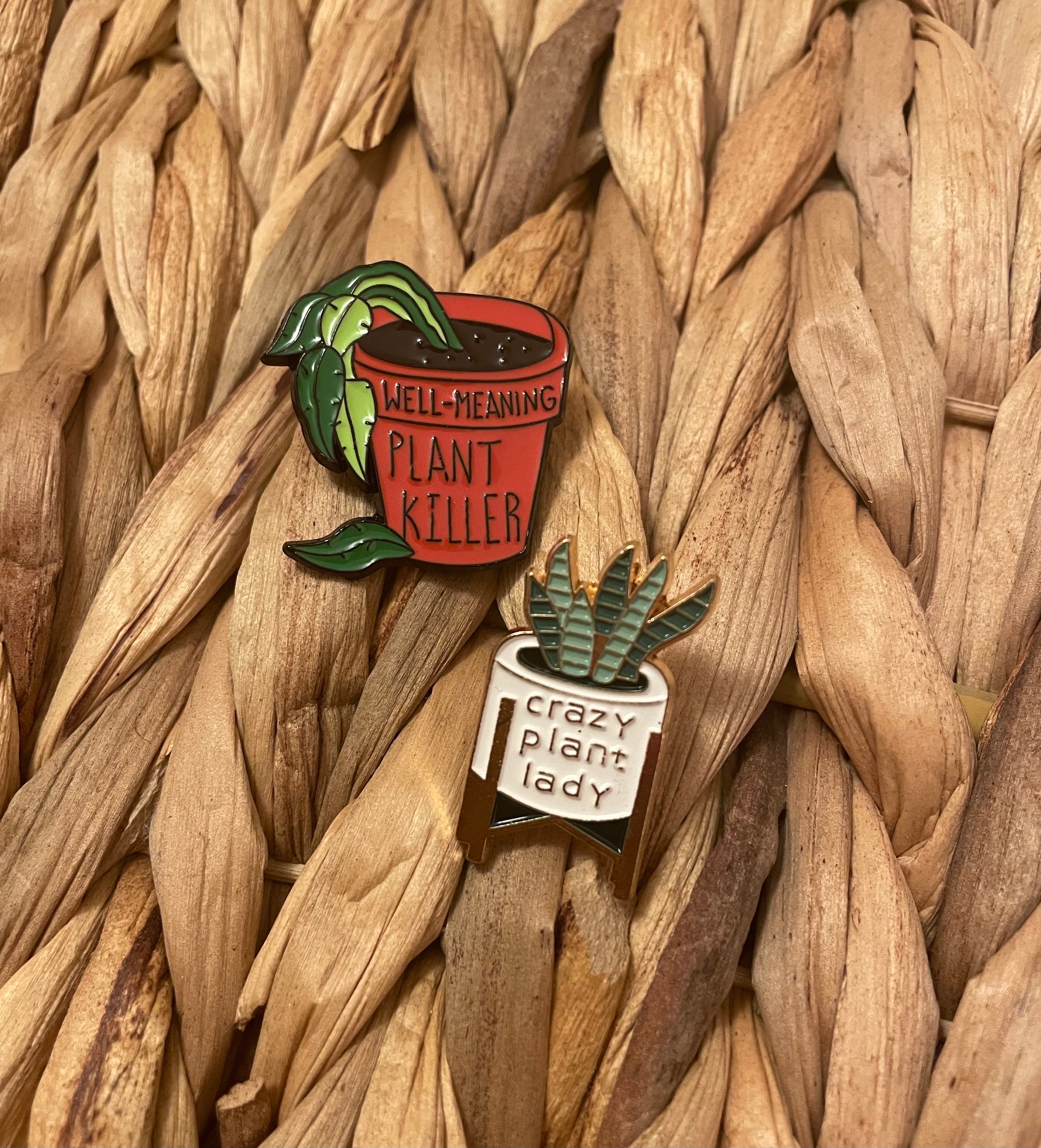 Pines de esmalte de animación - Pines de esmalte - Pines para amigos - Amantes de las plantas - Pines de esmalte para bolsos - Pines lindos - Ideas de regalo - Envío gratis